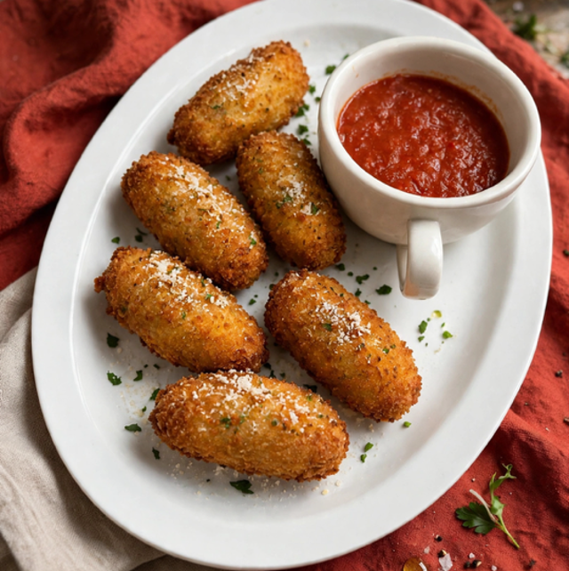 NEW! Potato Croquettes.