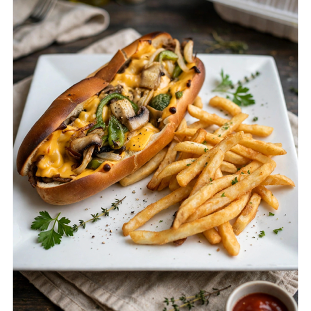 All the Way Cheesesteak.