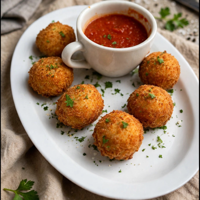 Meatless Arancini, Riceball.
