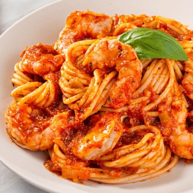 Shrimp Marinara.