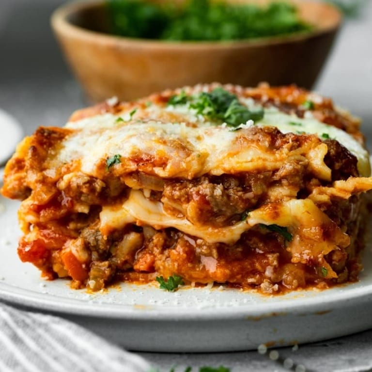 Delicious Lasagna Made Fresh