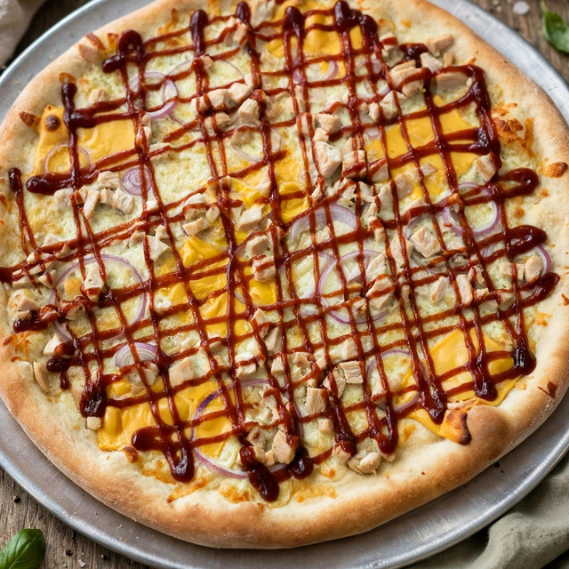 BBQ Chicken Pizza.