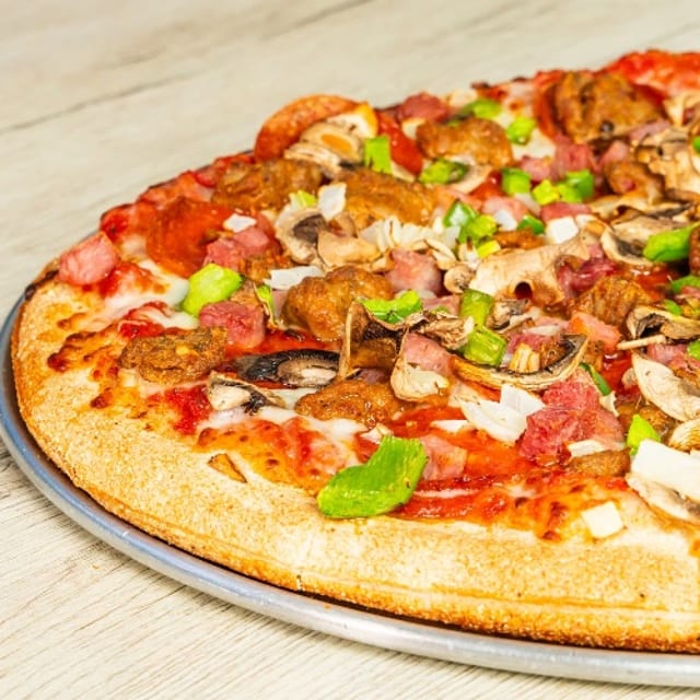 The Works Pizza.