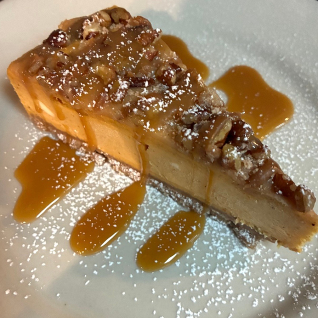 Pumpkin Cheesecake.
