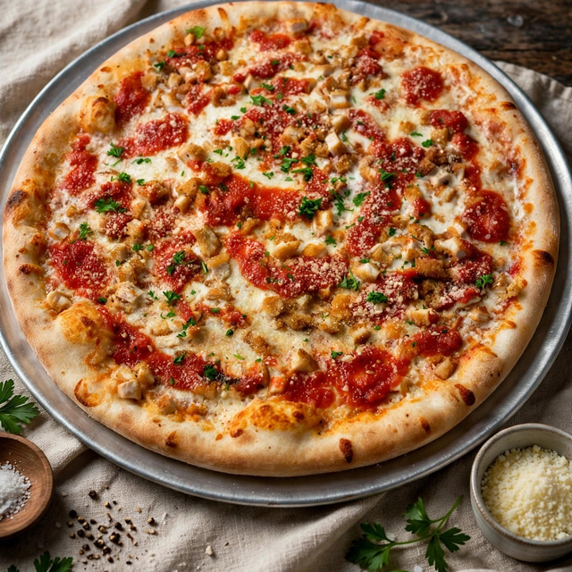 Chicken Parm Pizza.
