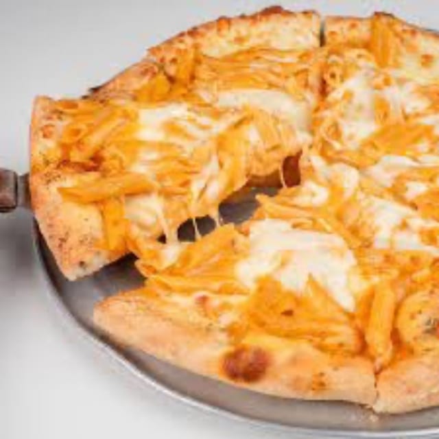 Penne Vodka Pizza.
