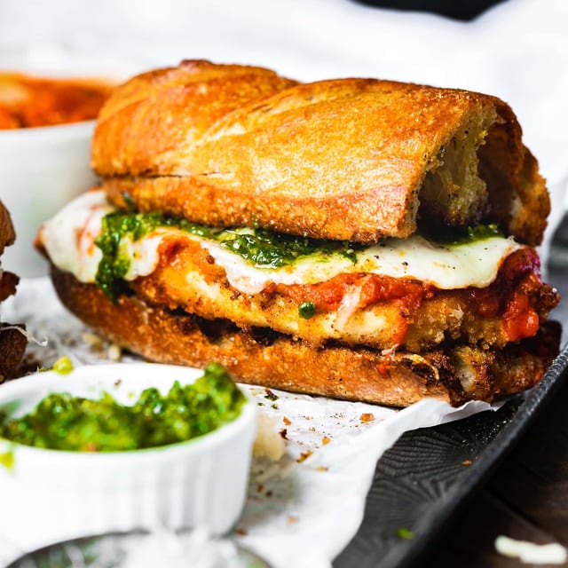Chicken, Meatball, or Eggplant Parm.