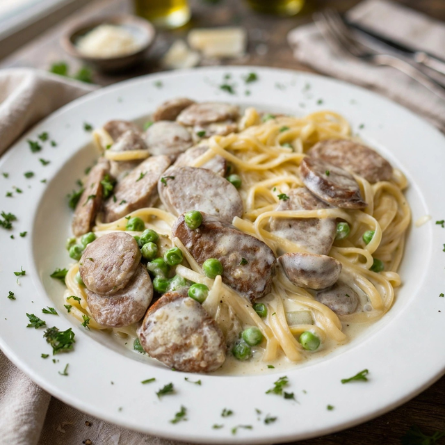 Fettuccine Carbonara.